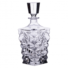 Декантер для віскі 1 літр 11×11×28 см із пробкою HP-19-33