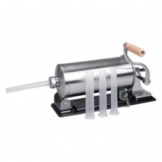 Шприц для ковбаси ручний 2 л горизонтальний ковбасний шприц для фаршу 4 насадки 16788-3