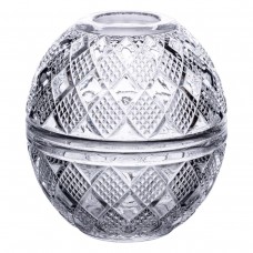 Серветниця на стіл кухонна Ø15 см серветниця скляна кругла кругла у формі яйця HP-4-110