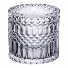 Цукерниця з кришкою я кругла скляна HP-4-100