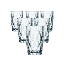 Набір склянок для напоїв 6 шт. з товстого скла 400 мл склянки для холодних напоїв HP-YH-63