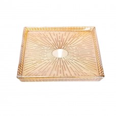 Блюдо для закусок скляне 24,5*20,5*2 см прямокутне HP-YH-54