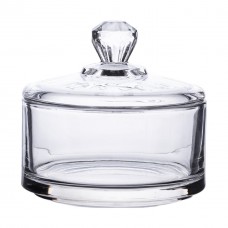 Цукерниця з кришкою Ø 10 см скляна HP-YH-24