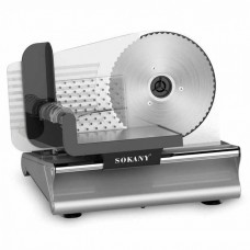 Слайсер професійний Sokany 500 Вт скиборізка для м'яса SK-446