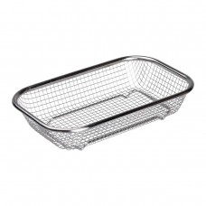 Сито-кошик для миття овочів та фруктів 24х15х5 см друшляк з нержавіючої сталі HP-19-23-S