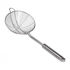 Шумівка з нержавіючої сталі Ø 16 см для фритюру з довгою ручкою HP-19-16-16CM