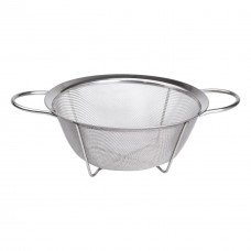 Друшляк з двома ручками 25 см дрібнокомірчаста сітка з нержавіючої сталі HP-19-2-25CM