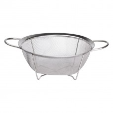 Друшляк з двома ручками 22 см дрібнокомірчаста сітка з нержавіючої сталі HP-19-2-22CM