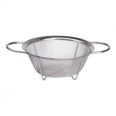 Друшляк з двома ручками 20 см дрібнокомірчаста сітка з нержавіючої сталі HP-19-2-20CM