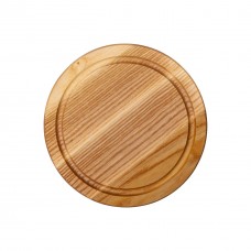 Дерев'яна дошка кругла 20 см для подачі ясен C9W200