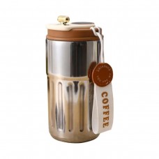 Термочашка Coffee з датчиком температури 500 мл коричнева HP-14-10BR