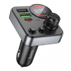 FM-трансмітер Hoco E86 PD30W+QC3.0 18W Total 48W Чорний