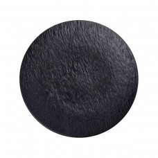 Тарілка сервірувальна порцелянова 25 см чорна HP-7-727