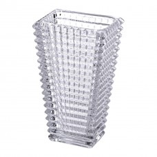 Прямокутна декоративна ваза для квітів із скла, 17 см HP-1721