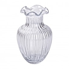 Скляна ваза, декоративна, 21,5 см HP-1700