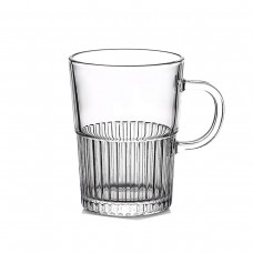 Набір чашок скляних 2 шт. для чаю, кави 500 мл прозорі HP-YH-70