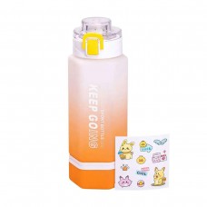 Пляшка для води Keep Going 650 мл з наклейками біла HP-14-47W