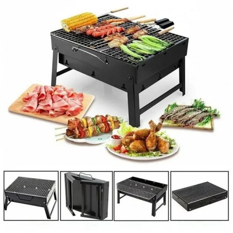 Портативний гриль TL-372 барбекю BBQ Grill Portable складний переносний мангал для дому дачі та туризму