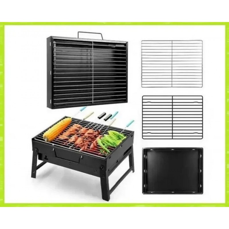 Портативний гриль TL-372 барбекю BBQ Grill Portable складний переносний мангал для дому дачі та туризму