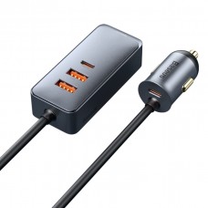 Автомобільний Зарядний Пристрій Baseus Share Together PPS multi-port 120W CCBT-A Сiрий, 0G