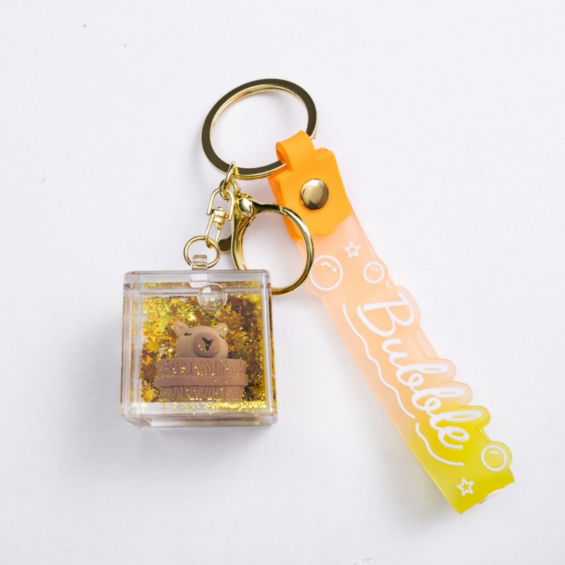 Дитячий брелок Капібара Cube 3.5×3.5×3.5 (см) для ключів, на сумку і рюкзак (рандом) HP-55-34BR