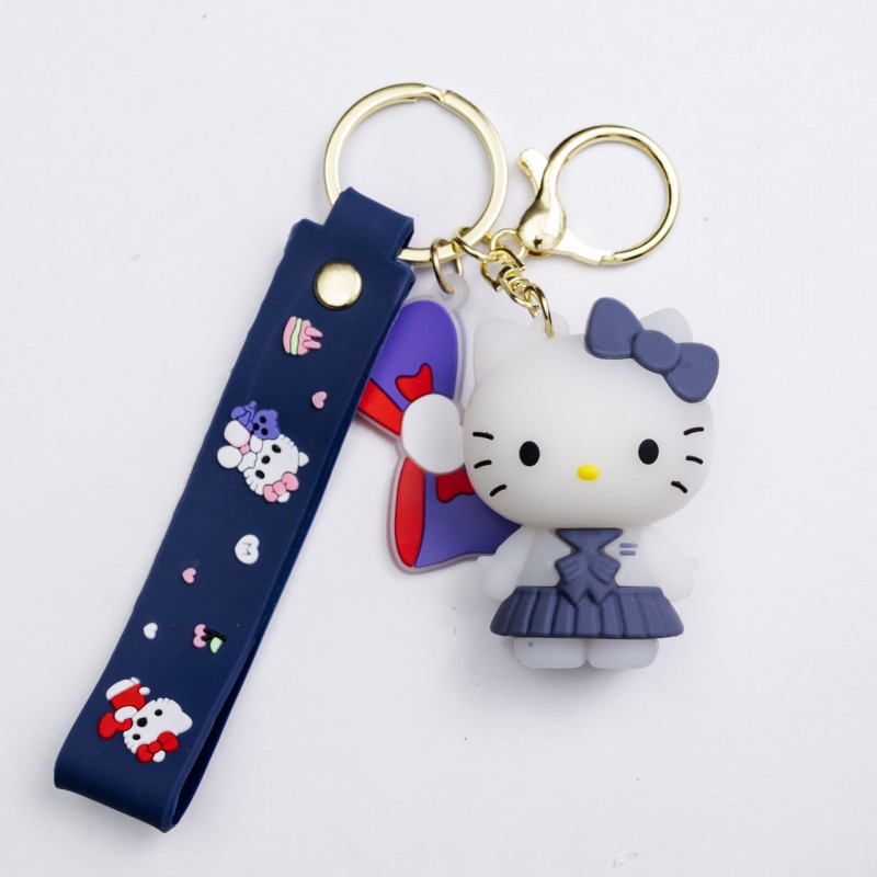 Дитячий брелок Hello Kitty 4×6 (см) для ключів, на сумку і рюкзак (рандом) HP-55-27