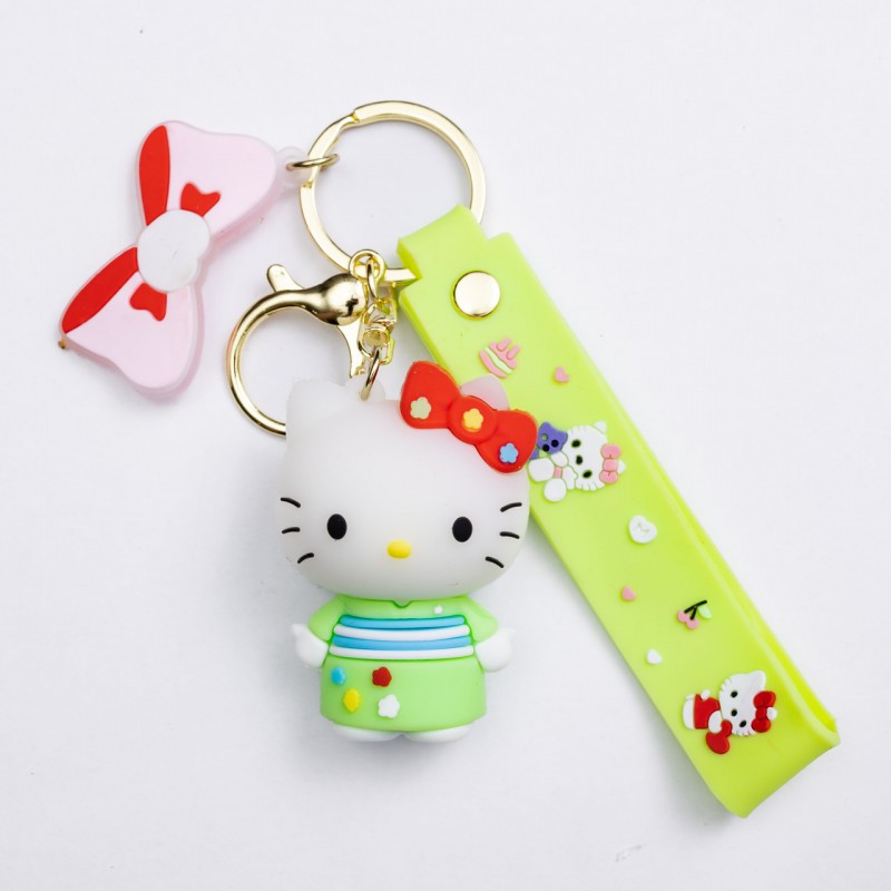 Дитячий брелок Hello Kitty 4×6 (см) для ключів, на сумку і рюкзак (рандом) HP-55-27