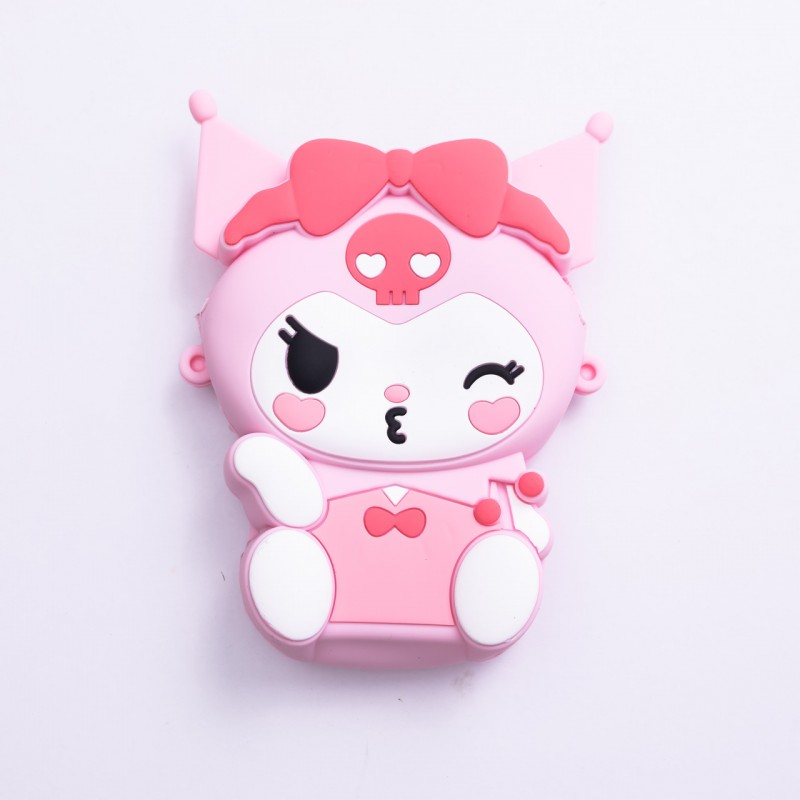 Дитяча силіконова сумочка-гаманець 15*10*3 см Рожевий HP-55-6P