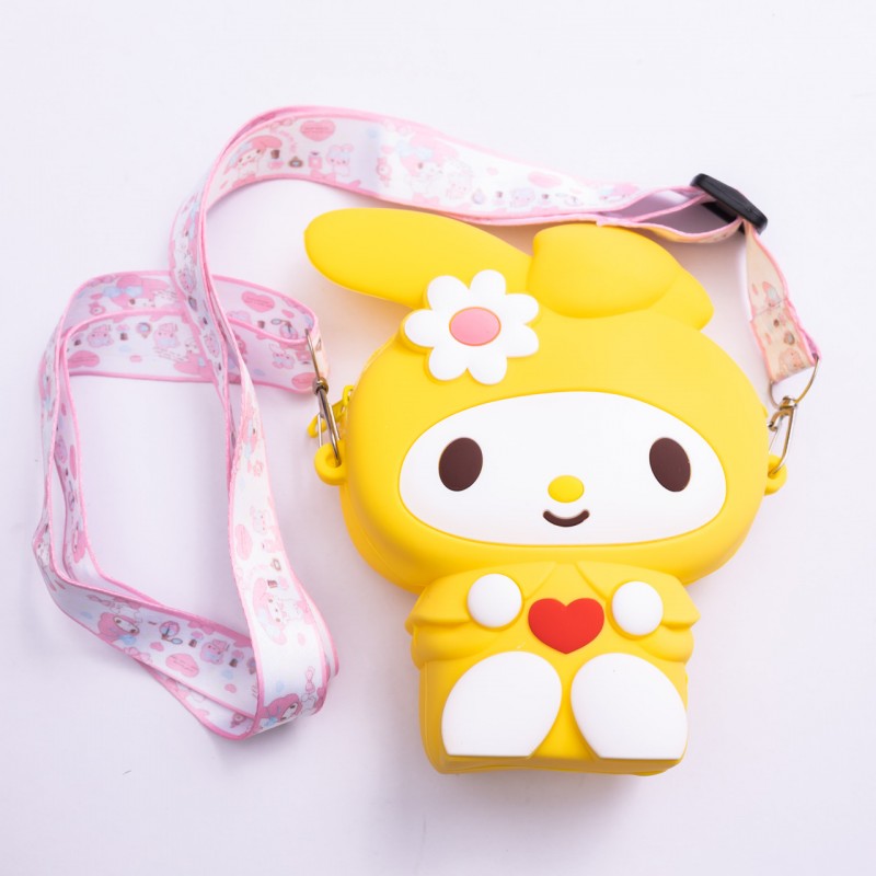 Дитяча силіконова сумочка-гаманець з поп-іт 15*10*3 см Жовтий HP-55-8Y