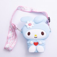 Дитяча силіконова сумочка-гаманець з поп-іт 15*10*3 см Блакитний HP-55-8BL