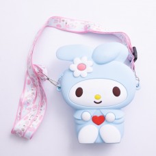 Дитяча силіконова сумочка-гаманець з поп-іт 15*10*3 см Блакитний HP-55-8BL