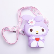 Дитяча силіконова сумочка-гаманець з поп-іт 15*10*3 см Фіолетовий HP-55-8V