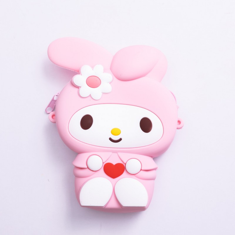 Дитяча силіконова сумочка-гаманець з поп-іт 15*10*3 см Рожевий HP-55-8P