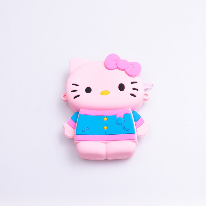 Дитяча силіконова сумочка Hello Kitty 13*10*3 см Рожева HP-55-1P