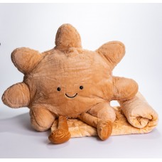 М'яка іграшка-подушка з пледом Сонечко 110×140 (см) 520-21S