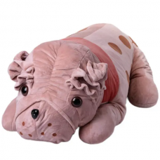 Іграшка-подушка з пледом усередині Собака 65 см рожевий 9527-40P