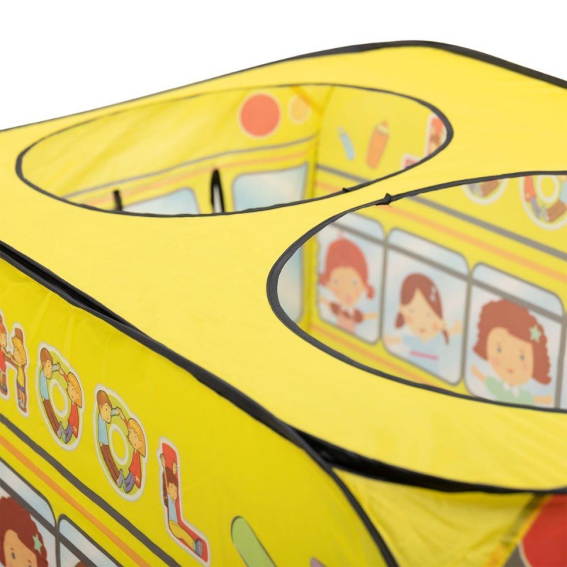 Дитячий ігровий намет «Шкільний автобус» 110×70×66 см намет для дітей Жовтий HP-S-5NDY