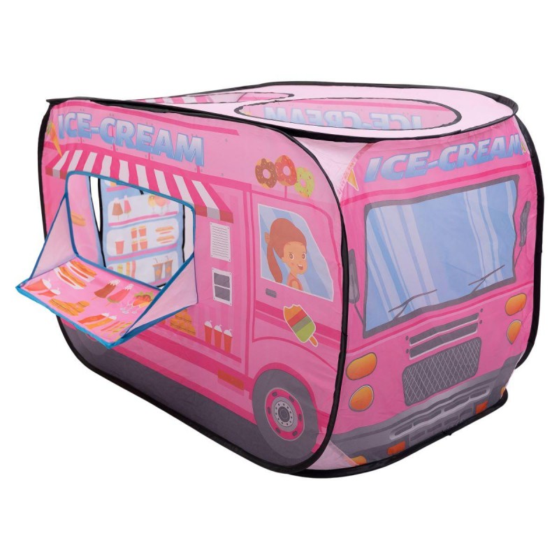 Дитячий ігровий намет «Фургон з морозивом» 110×70×66 см намет для дівчинки Рожевий HP-S-5NDP