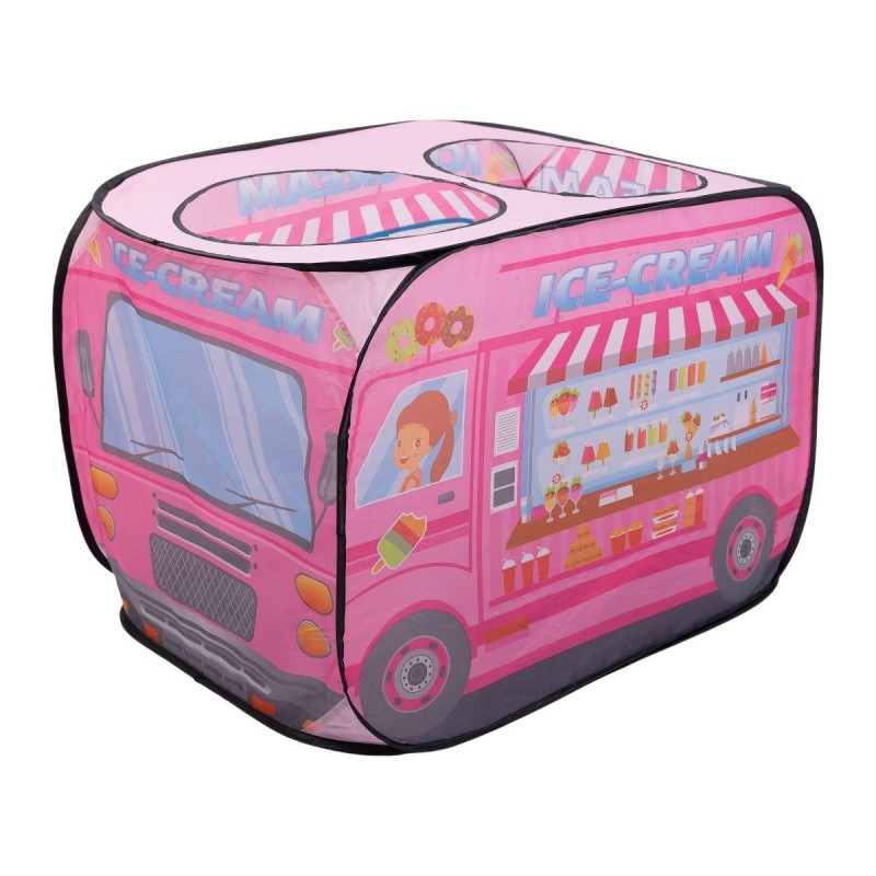 Дитячий ігровий намет «Фургон з морозивом» 110×70×66 см намет для дівчинки Рожевий HP-S-5NDP