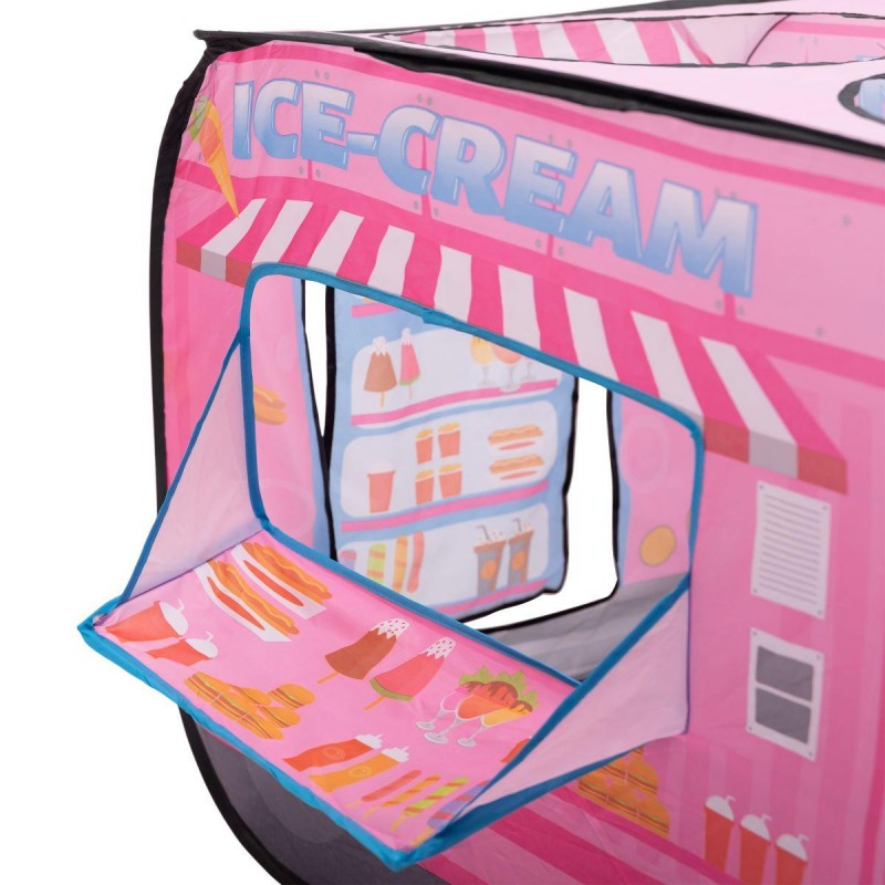 Дитячий ігровий намет «Фургон з морозивом» 110×70×66 см намет для дівчинки Рожевий HP-S-5NDP