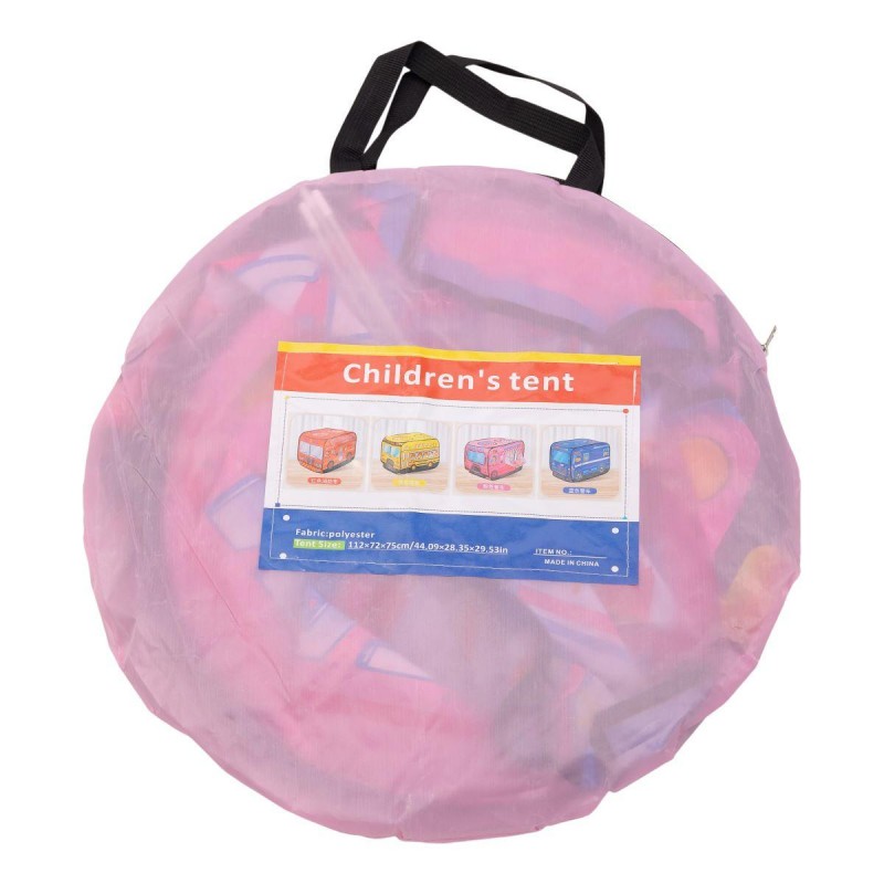 Дитячий ігровий намет «Фургон з морозивом» 110×70×66 см намет для дівчинки Рожевий HP-S-5NDP