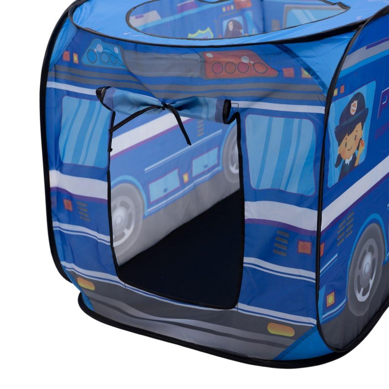 Дитячий ігровий намет «Поліцейська машина» 110×70×66 см намет для хлопчика Синій HP-S-5NDBL