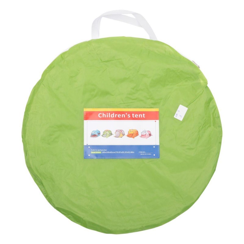 Дитячий ігровий намет 180×95×80 см намет дитячий вуличний на блискавці Зелений динозавр HP-S-3NDGR