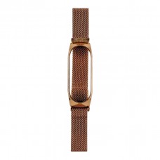 Ремінець для Xiaomi Mi Band 3/4/5/6 Milanese Loop Rose Gold
