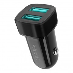 Автомобільний Зарядний Пристрій Ridea RCC-21012 Grand 2USB 2.4 A Чорний