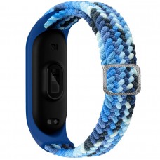 Ремінець для Xiaomi Mi Band 3/4/5/6/7 Elastic Adjustment Colorful Blue