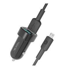 Автомобільний Зарядний Пристрій Ridea RCC-21112 Grand Micro 2USB 2.4 A Чорний