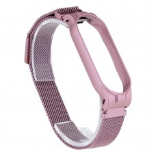 Ремінець для Xiaomi Mi Band 5 / 6 Milanese Loop Колір Рожево-Фiолетовий