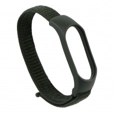 Ремінець для Xiaomi Mi Band 3 / 4 / 5 / 6 / 7 Nylon Колір Оливковий