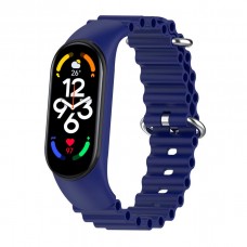 Ремінець для Xiaomi Mi Band 3/4/5/6/7 Ocean Band Blue